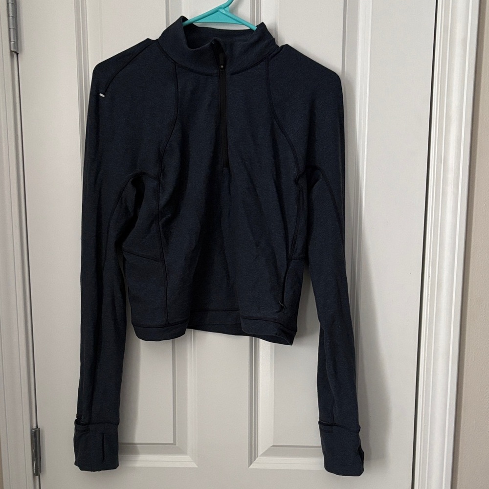 Lululemon Its Rulu Run Cropped Half-Zip